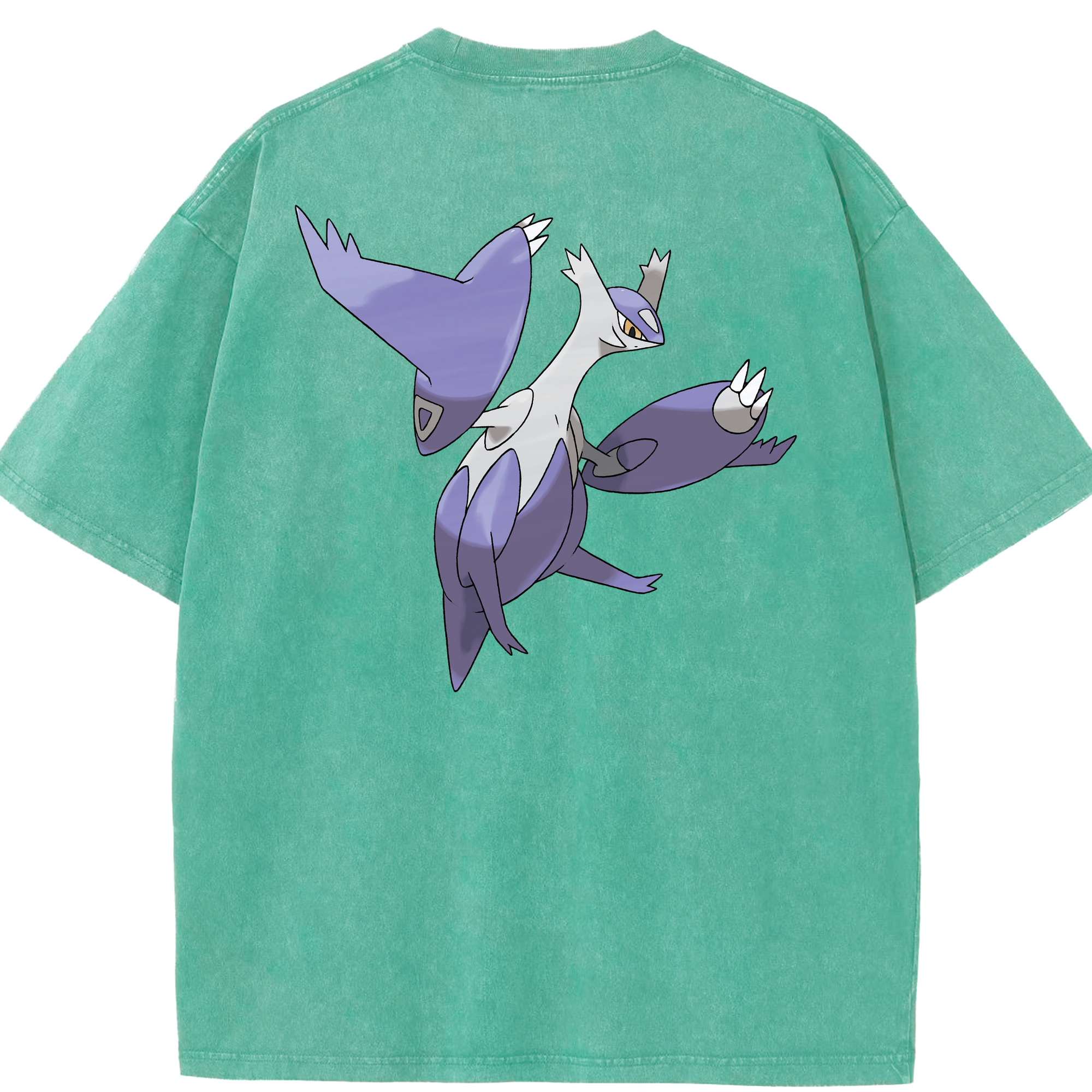 （画像用） ポケットモンスター Pokémon 綿100% ヴィンテージ風 半袖Tシャツ（背面プリント）